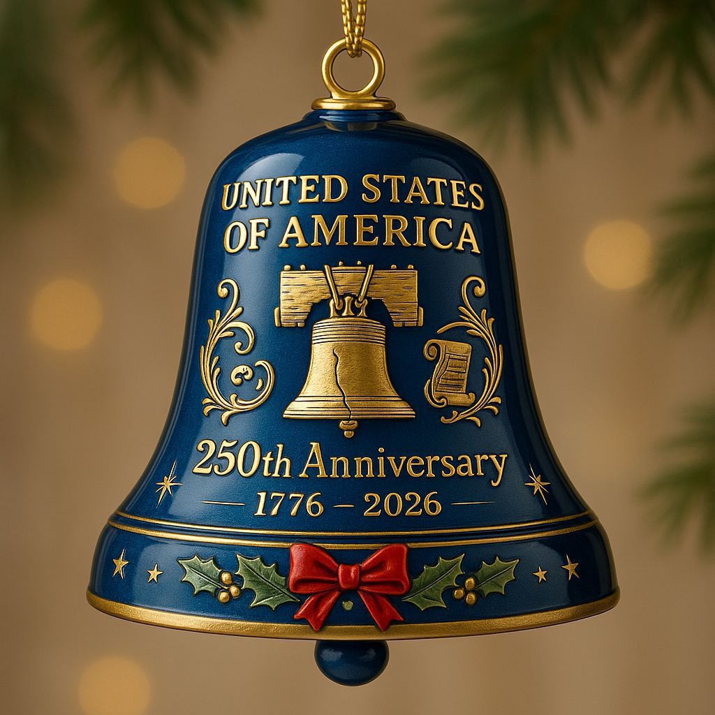 🔥LAST DAY 49% OFF - U.S. 250th Anniversary Edition - Vintage Liberty Bell Ornament