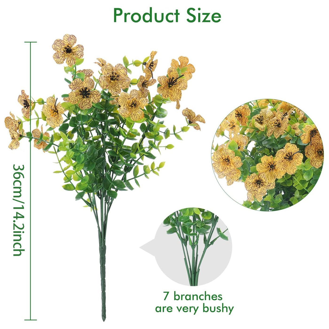 💖Exquisite UV Resistant Colorful Artificial Flowers