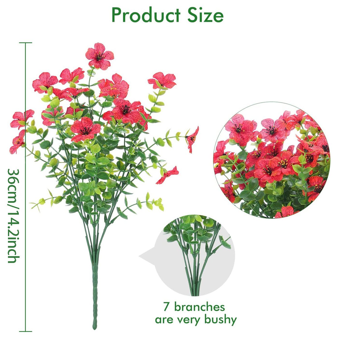 💖Exquisite UV Resistant Colorful Artificial Flowers
