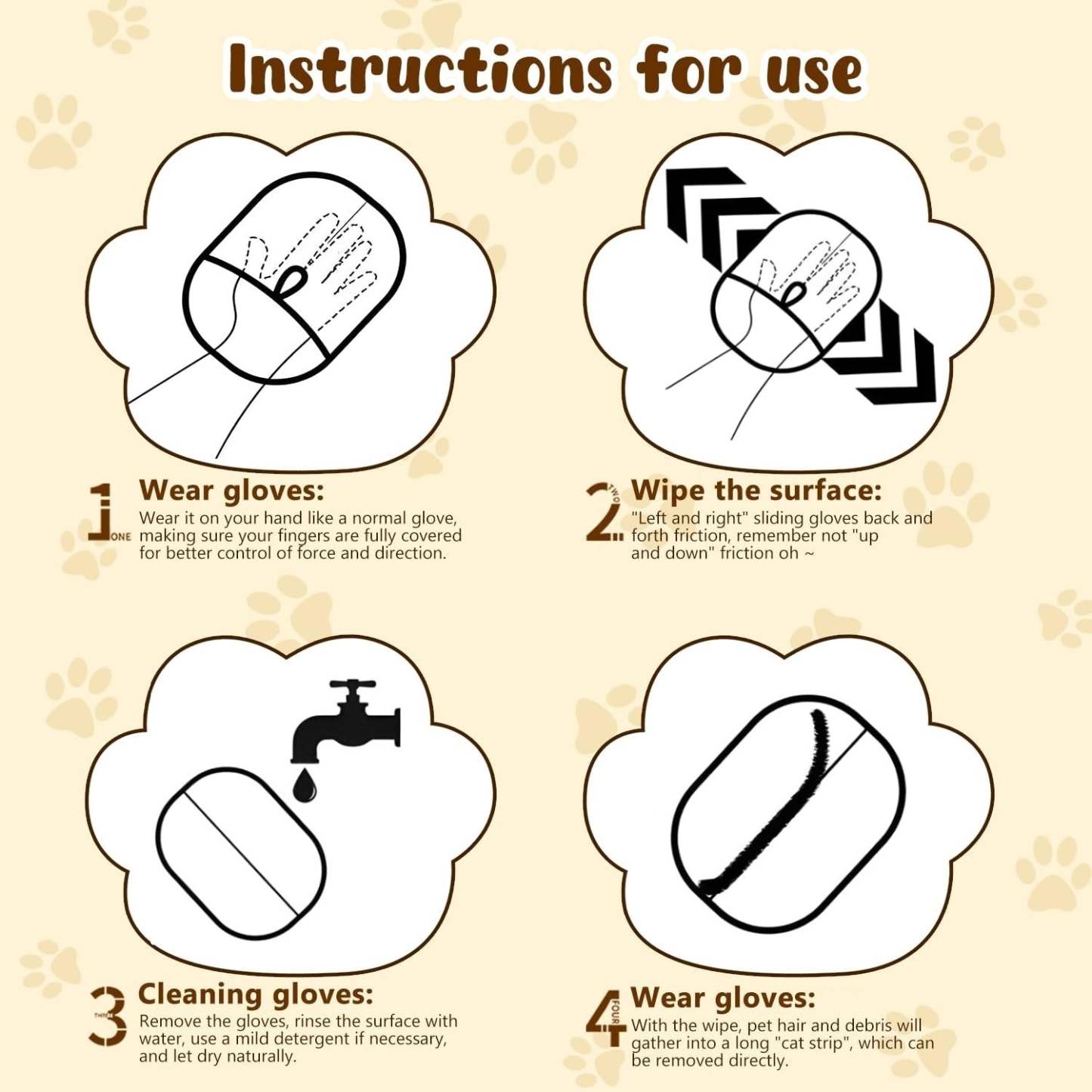 ⏳2025 New-Save 49%✨️Pet Hair Removal Glove