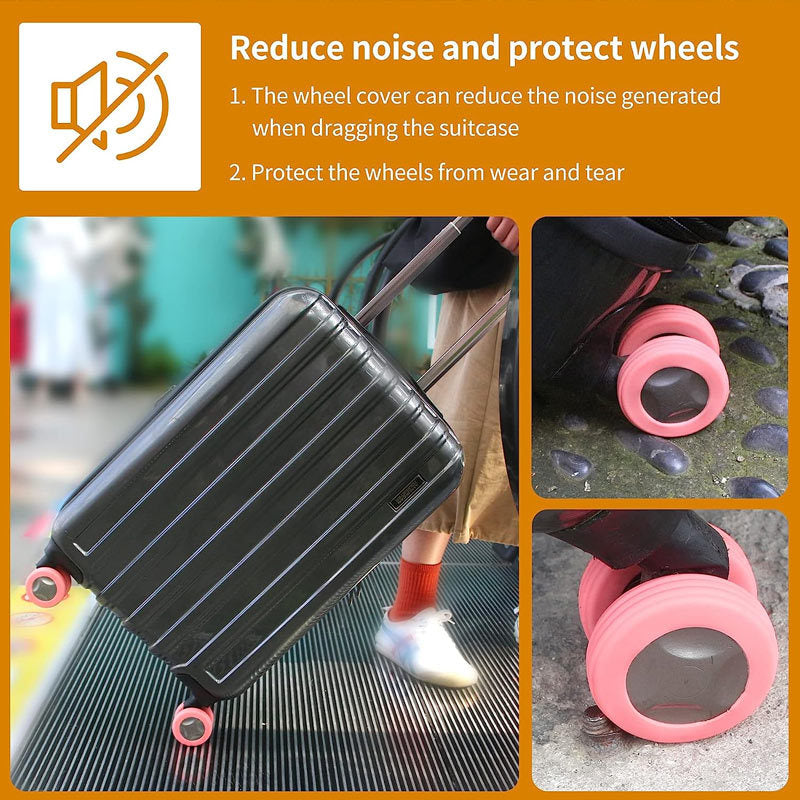🧳Luggage wheel silicone protective cover✈️