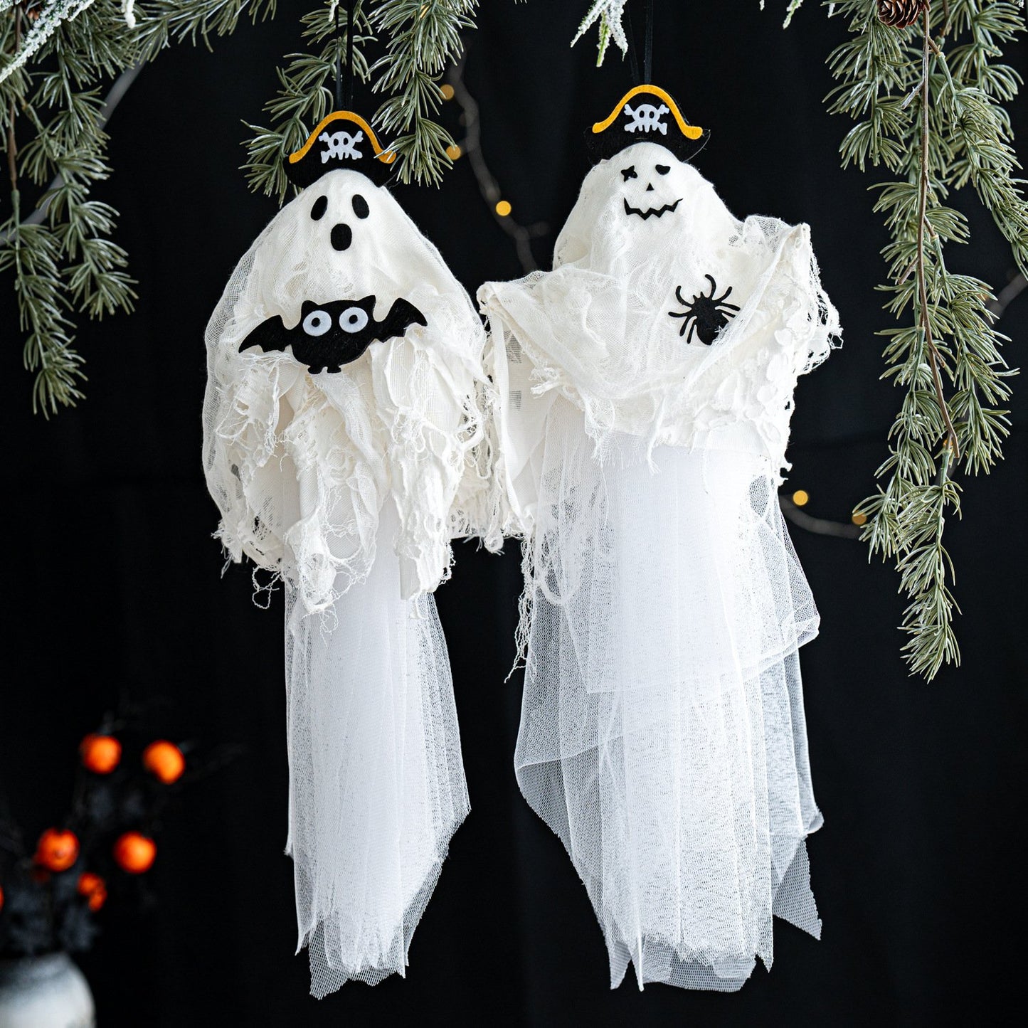 👻Spooky Halloween ghost witch pirate hanging decoration