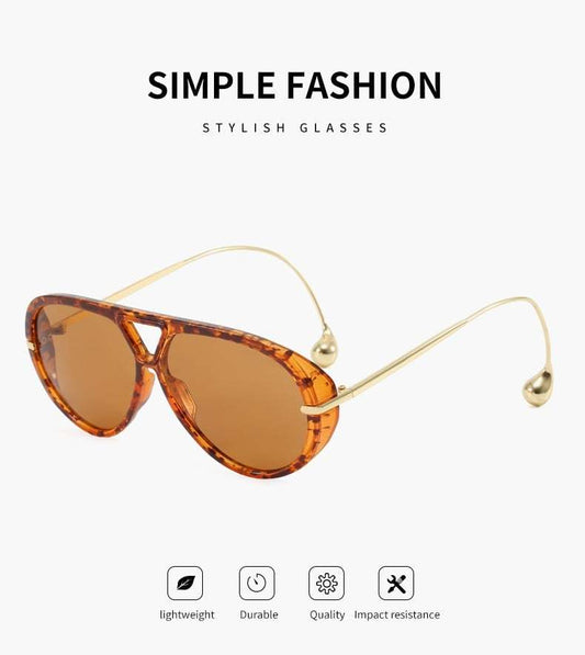 Pilot Style Sunglasses - Iconic Drop Shape with Recycled Materials