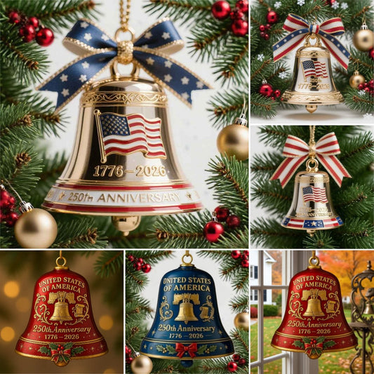 🔥LAST DAY 49% OFF - U.S. 250th Anniversary Edition - Vintage Liberty Bell Ornament