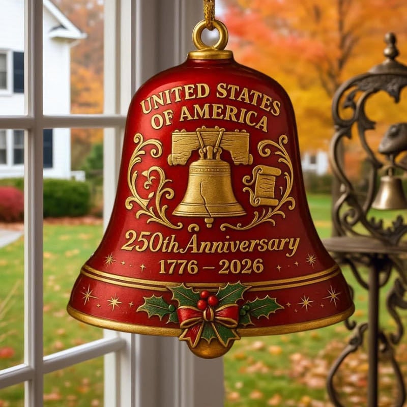 🔥LAST DAY 49% OFF - U.S. 250th Anniversary Edition - Vintage Liberty Bell Ornament