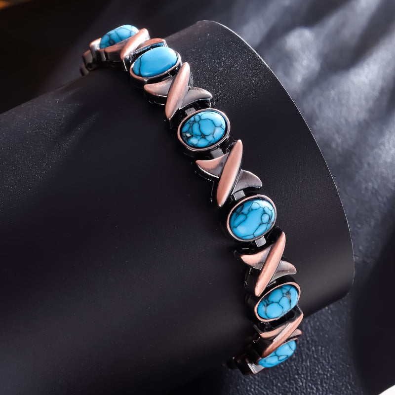 Magnetic Copper Bracelet – Pure Solid Copper with 3800 Gauss Powerful Magnets