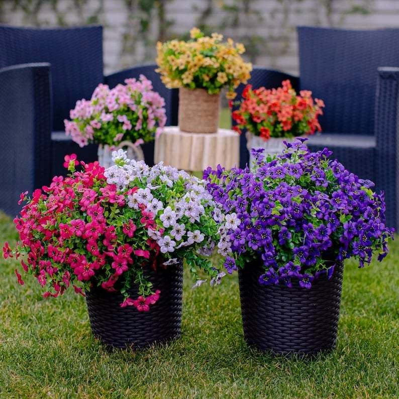 💖Exquisite UV Resistant Colorful Artificial Flowers