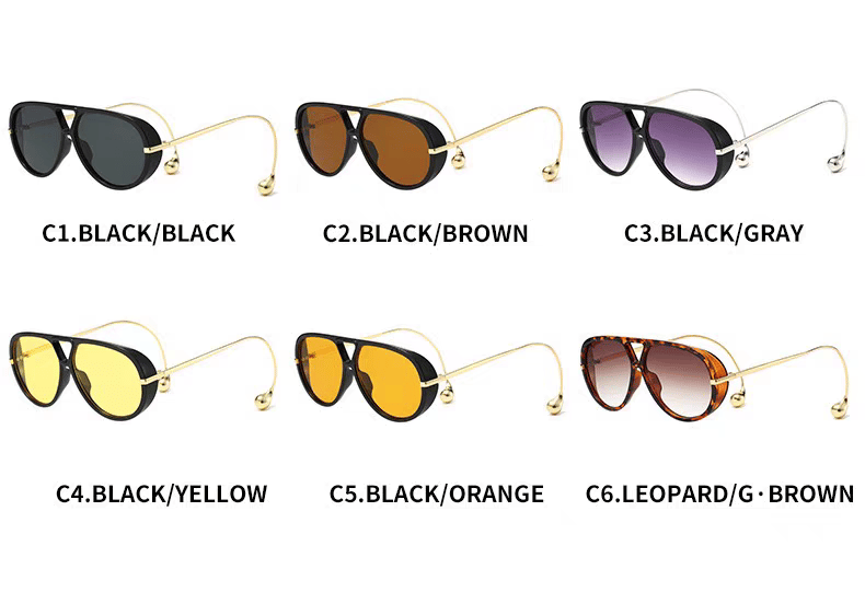 Pilot Style Sunglasses - Iconic Drop Shape with Recycled Materials