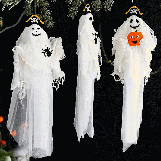 👻Spooky Halloween ghost witch pirate hanging decoration