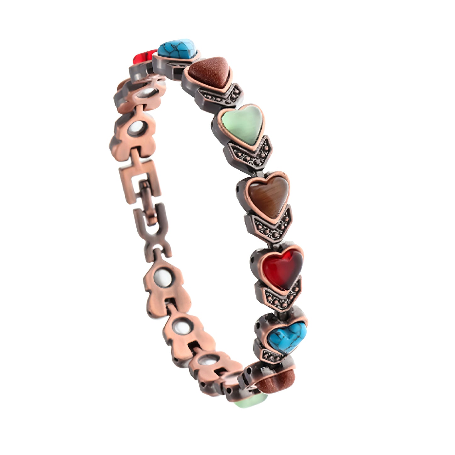 Magnetic Copper Bracelet – Pure Solid Copper with 3800 Gauss Powerful Magnets